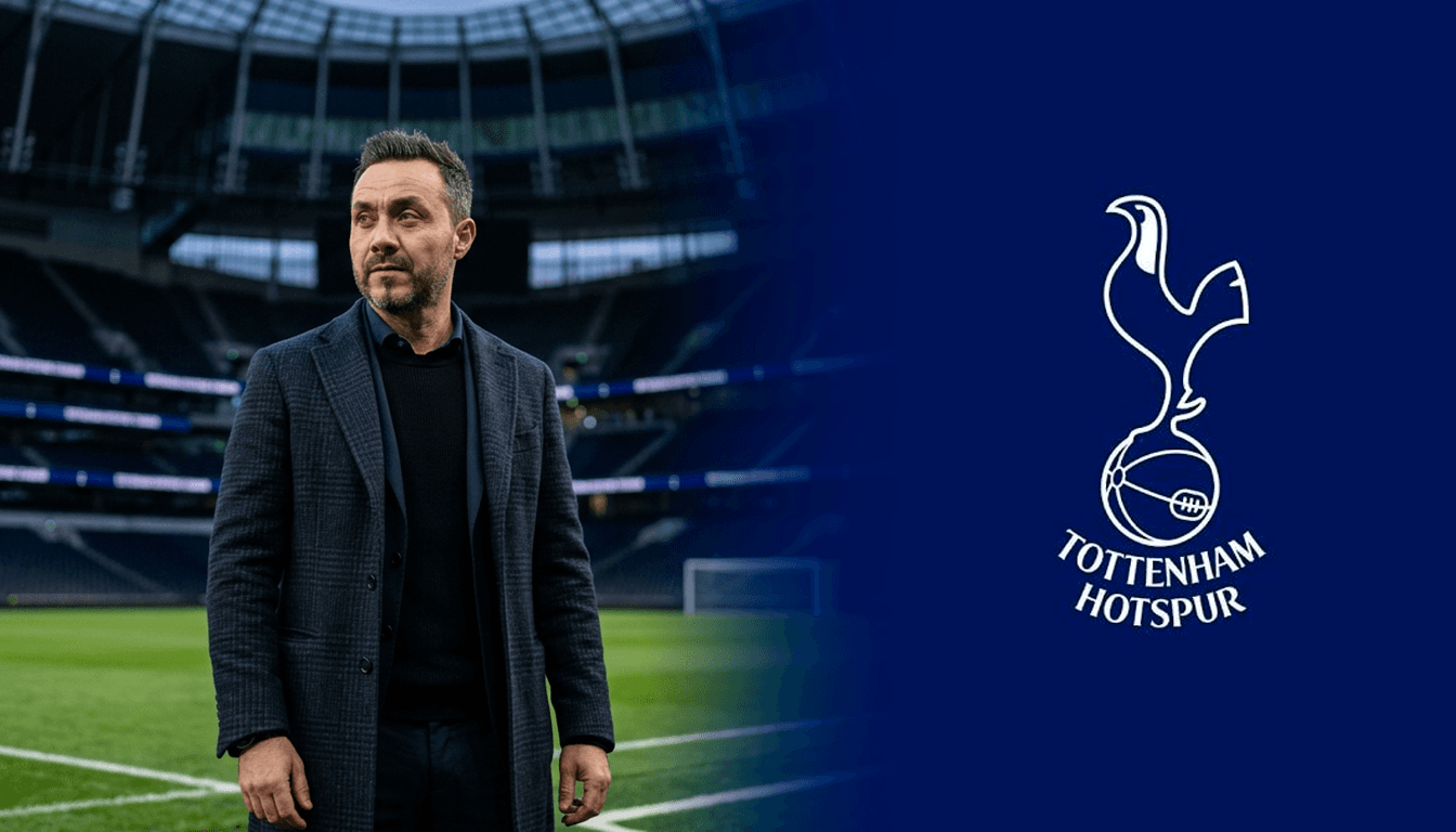 Roberto de Zerbi, Tottenham’s new manager